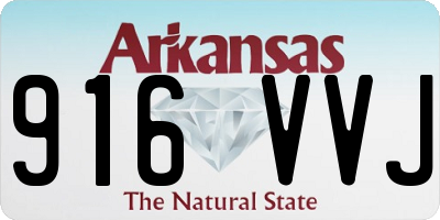AR license plate 916VVJ