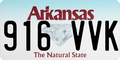 AR license plate 916VVK