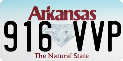 AR license plate 916VVP