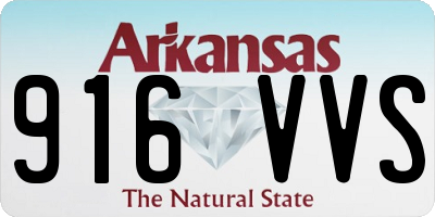 AR license plate 916VVS