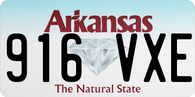 AR license plate 916VXE