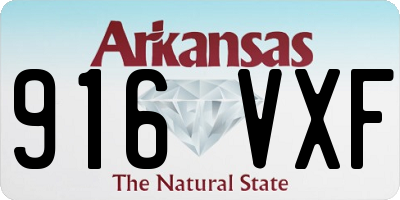 AR license plate 916VXF