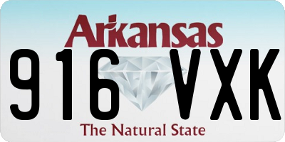 AR license plate 916VXK