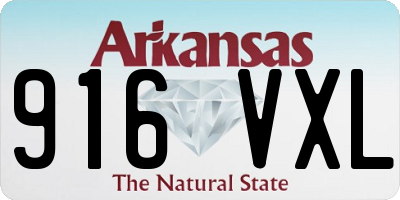 AR license plate 916VXL
