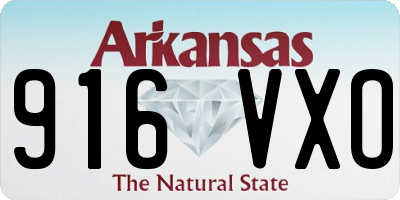AR license plate 916VXO
