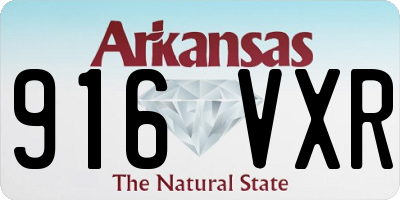 AR license plate 916VXR