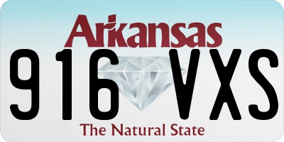 AR license plate 916VXS