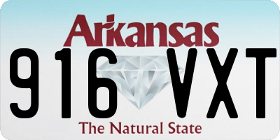 AR license plate 916VXT