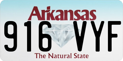 AR license plate 916VYF