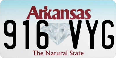 AR license plate 916VYG