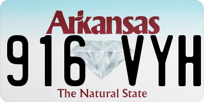 AR license plate 916VYH