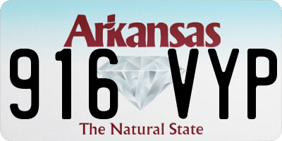 AR license plate 916VYP