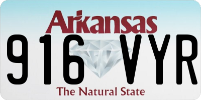 AR license plate 916VYR