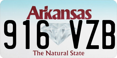 AR license plate 916VZB