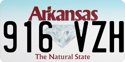 AR license plate 916VZH