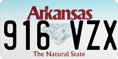 AR license plate 916VZX