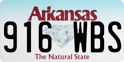 AR license plate 916WBS