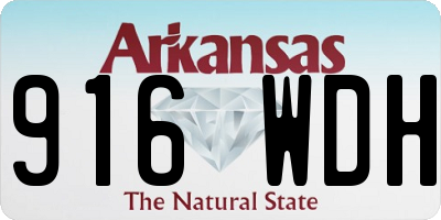 AR license plate 916WDH