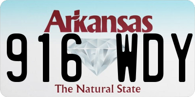 AR license plate 916WDY