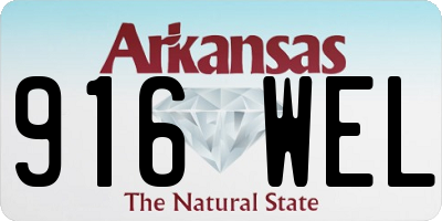 AR license plate 916WEL