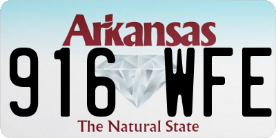 AR license plate 916WFE