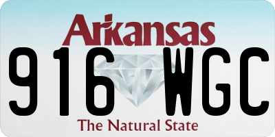 AR license plate 916WGC