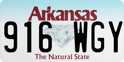 AR license plate 916WGY