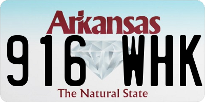 AR license plate 916WHK