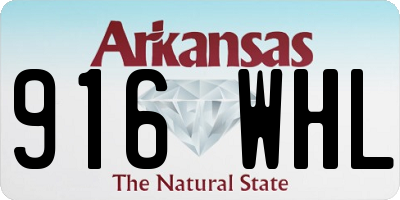 AR license plate 916WHL