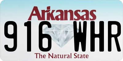 AR license plate 916WHR