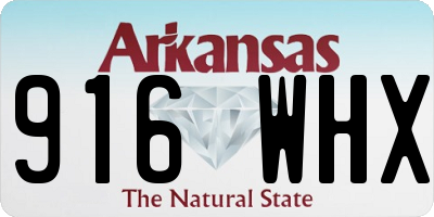 AR license plate 916WHX