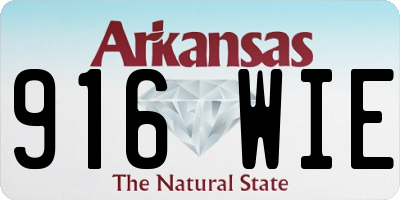 AR license plate 916WIE