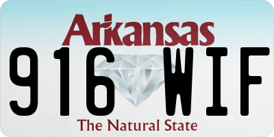 AR license plate 916WIF