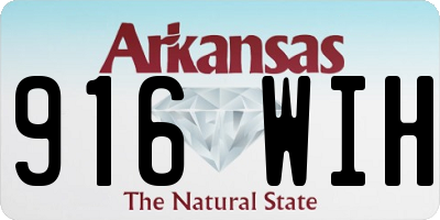 AR license plate 916WIH