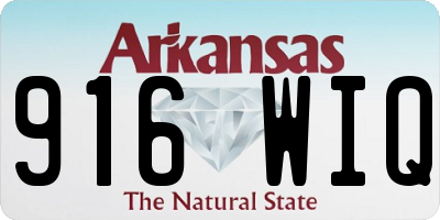 AR license plate 916WIQ