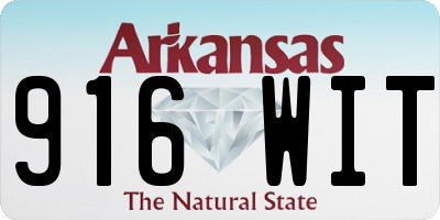AR license plate 916WIT