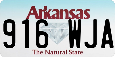 AR license plate 916WJA