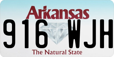 AR license plate 916WJH