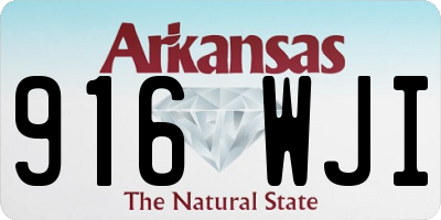 AR license plate 916WJI