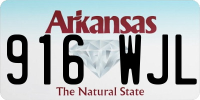 AR license plate 916WJL