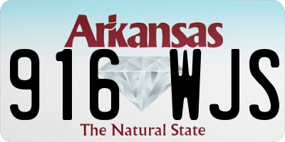 AR license plate 916WJS