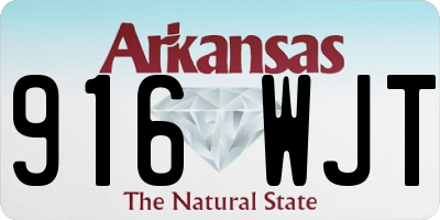AR license plate 916WJT