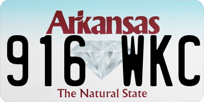 AR license plate 916WKC