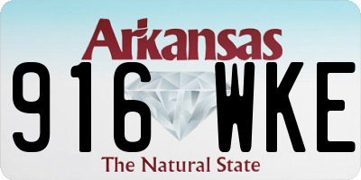 AR license plate 916WKE