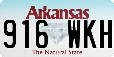 AR license plate 916WKH