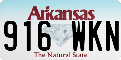 AR license plate 916WKN