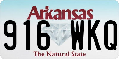AR license plate 916WKQ