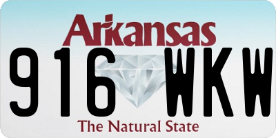 AR license plate 916WKW