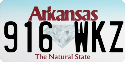 AR license plate 916WKZ