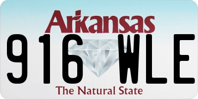 AR license plate 916WLE